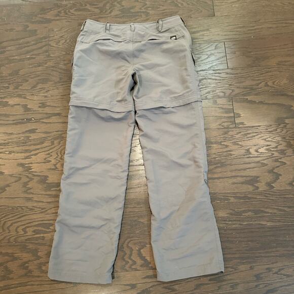 The North Face Woman’s Paramount Gray Convertible pants /shorts Size 10 - Picture 2 of 9